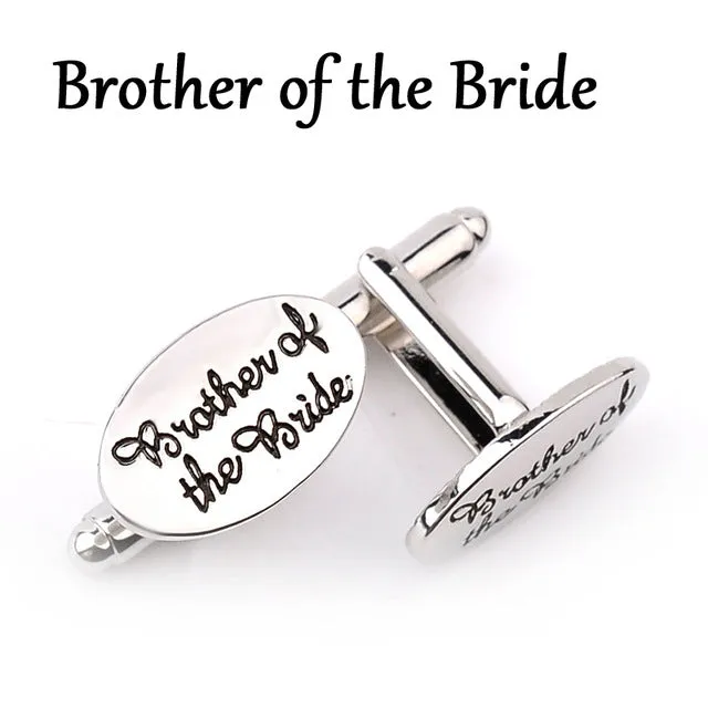 13 Style Men's Fashion Silver Oval Wedding Jewelry Cufflinks Groom/Best Man/Best Friend French Shirt Cuff Links High Quality