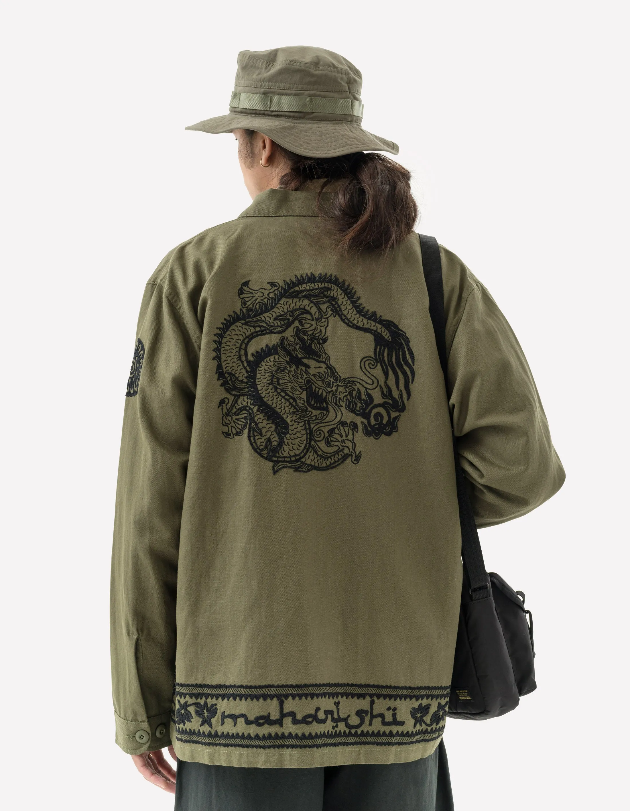 5237 Thar Dragon Utility Shirt Olive OG-107F