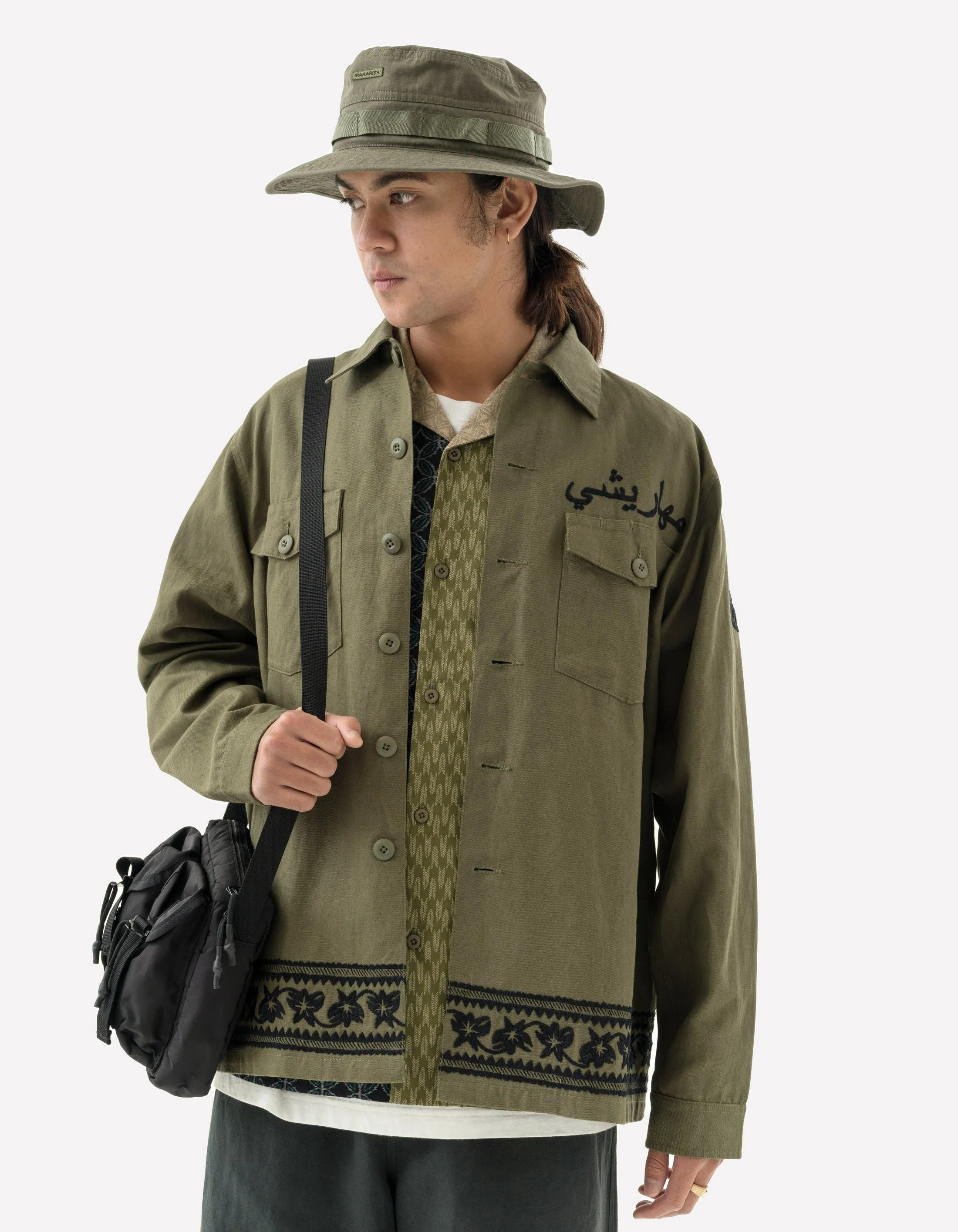 5237 Thar Dragon Utility Shirt Olive OG-107F