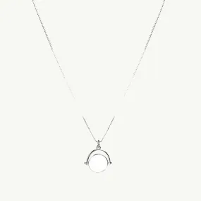 925 SPINNING DISC PENDANT SILVER