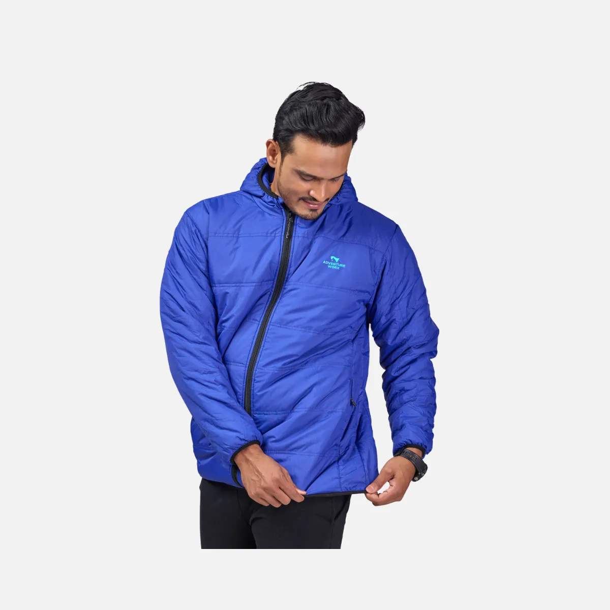 Adventure Worx Lumi Quilted Camping Men’s Jacket 5 degrees -Blue