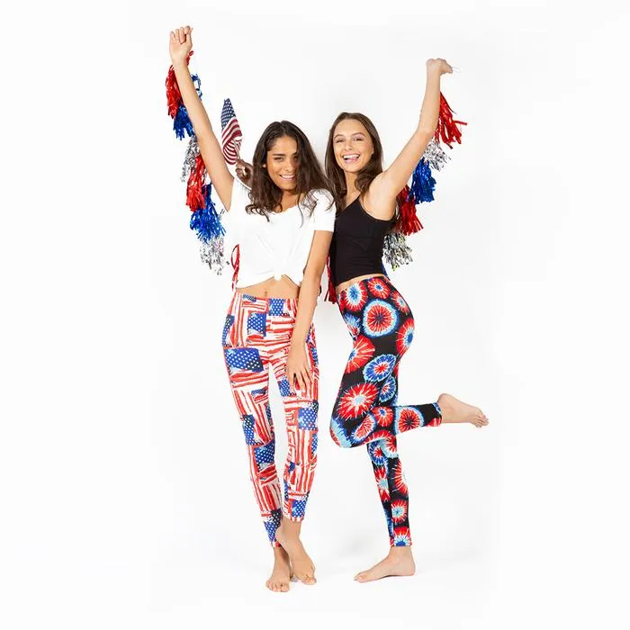 All American Women's USA Leggings