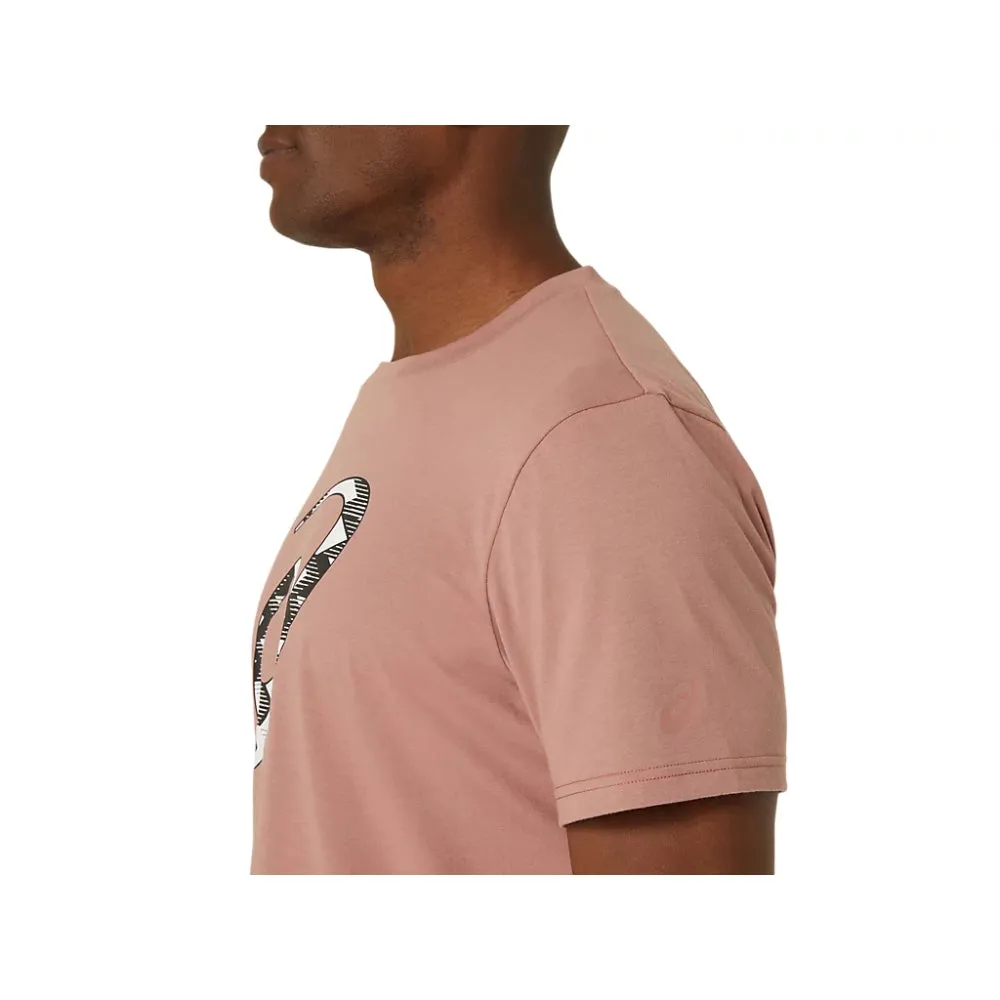 ASICS Men's Seasonal Logo Graphic Short Sleeve Top (Umeboshi)