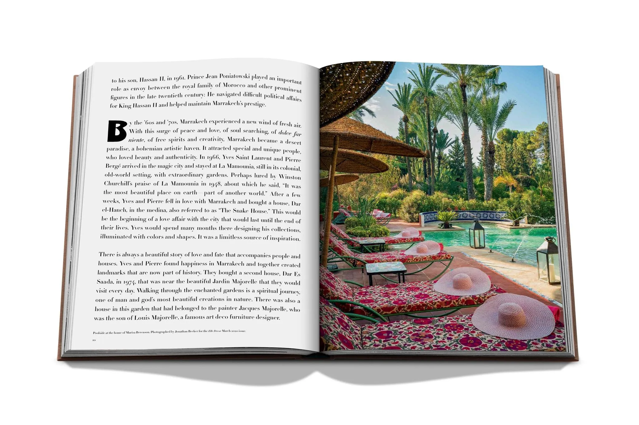 ASSOULINE Marrakech Flair Hardcover Book by Marisa Berenson