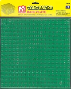 Base Plate Large for Nursery COKO Bricks Green