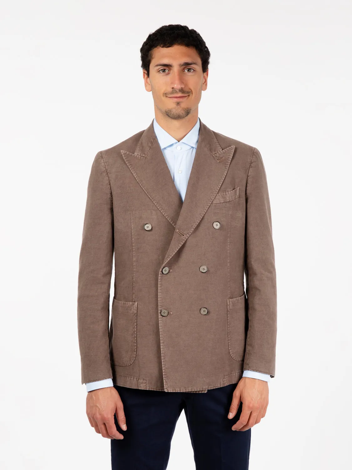 Blazer doppiopetto cioccolato