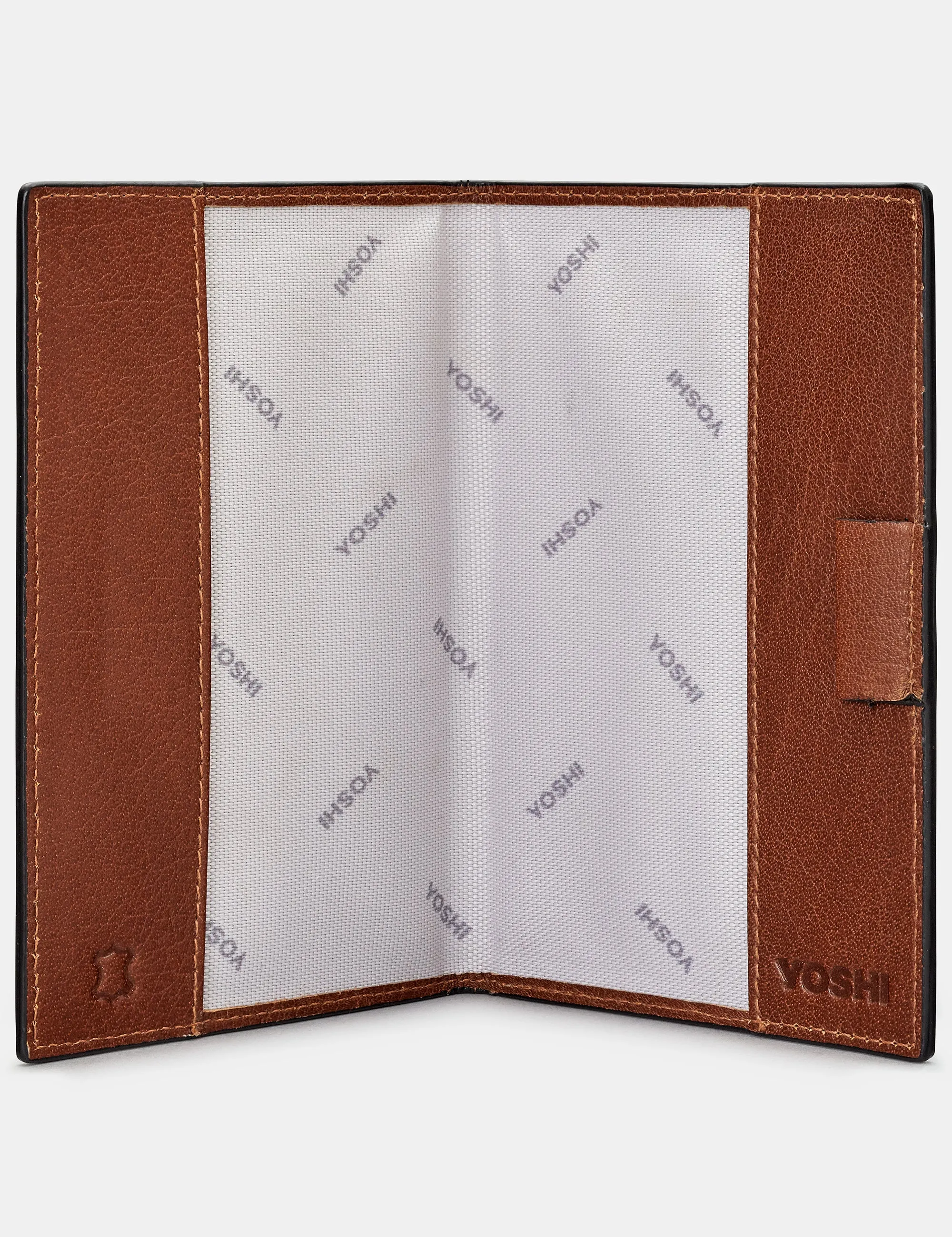 Brown Leather Golf Scorecard Holder