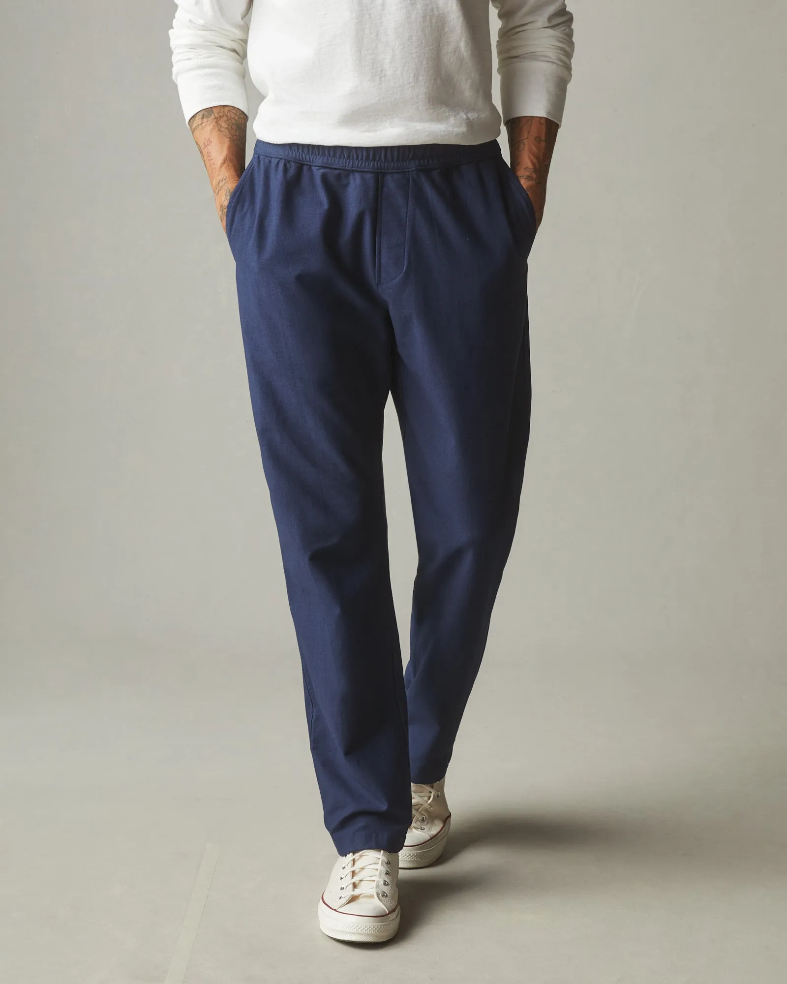 Brushed Twill Pant - Naval Academy