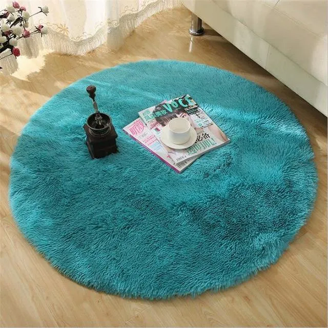 Bubble Kiss Fluffy Long Plush Faux Fur Rug