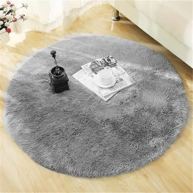 Bubble Kiss Fluffy Long Plush Faux Fur Rug