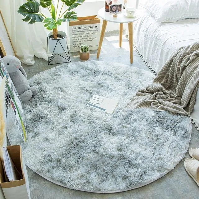 Bubble Kiss Fluffy Long Plush Faux Fur Rug