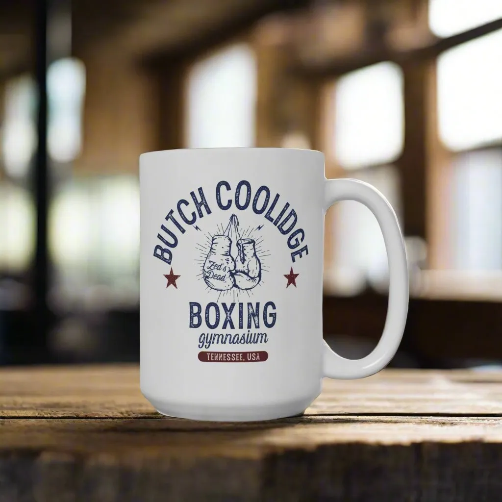 Butch Coolidge Boxing Gymnasium, Mug (15oz - White)