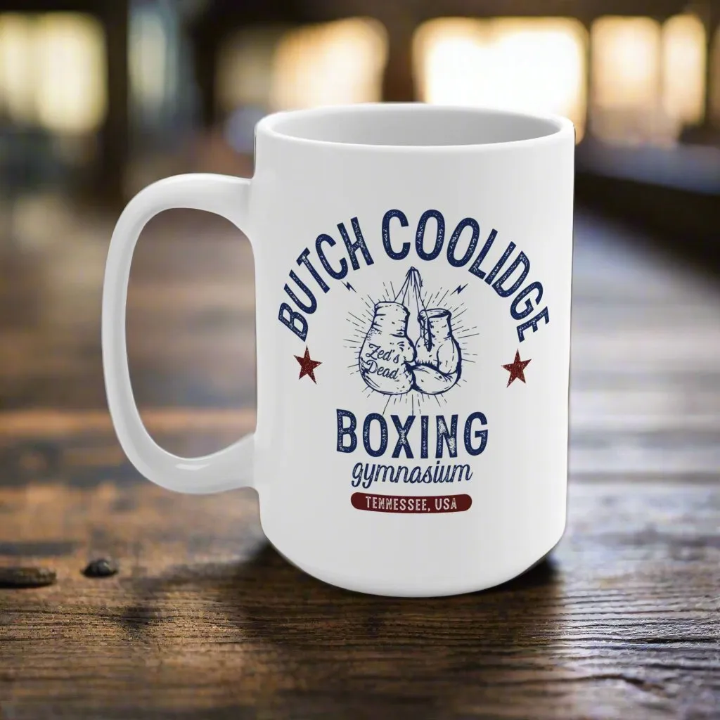 Butch Coolidge Boxing Gymnasium, Mug (15oz - White)