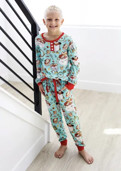 #Christmas Family Pajama #3-Howdy Santa