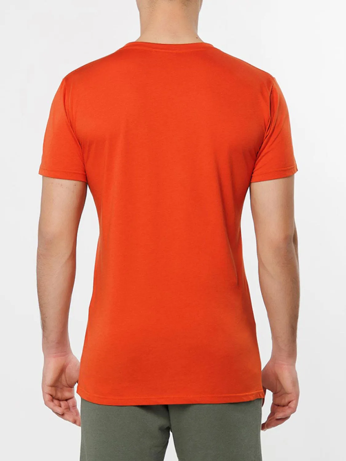 Crew Neck Modal-Blend Pocket T-shirt Basketball