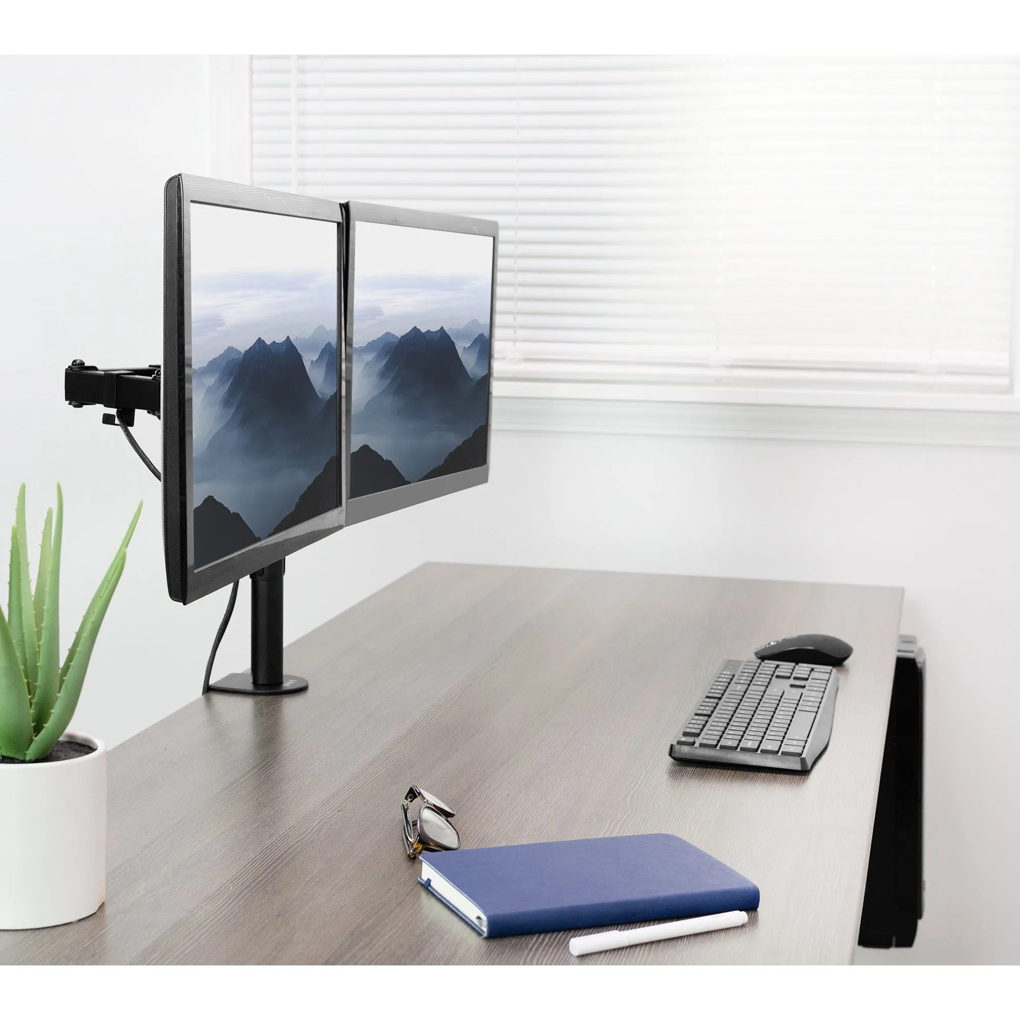 Dual Monitor Desk Mount