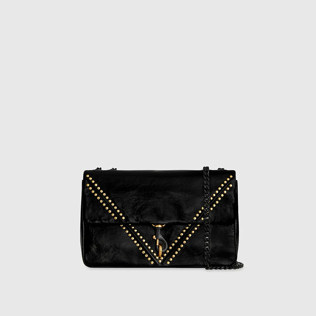 Edie Medium Crossbody V Studded