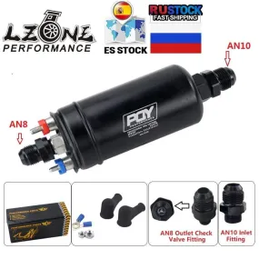 EFI 380LH 1000HP Top Quality External Fuel Pump E85 Compatible 044 Style New With PQY Box JR-FPB003-QY