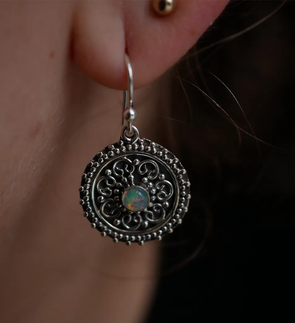 Ethiopian Opal Zahara Earrings