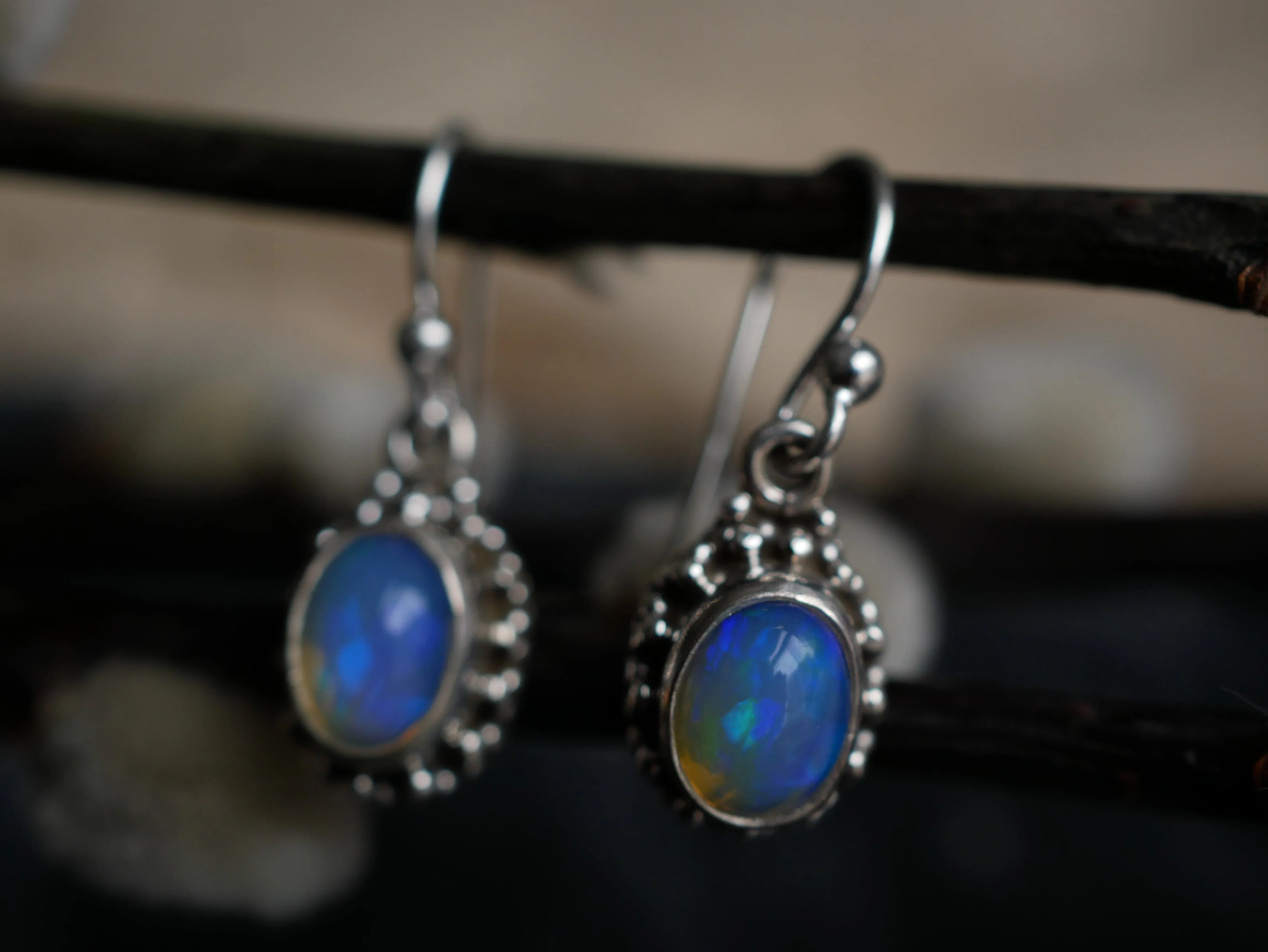 Ethiopian Opal Zoya Earrings