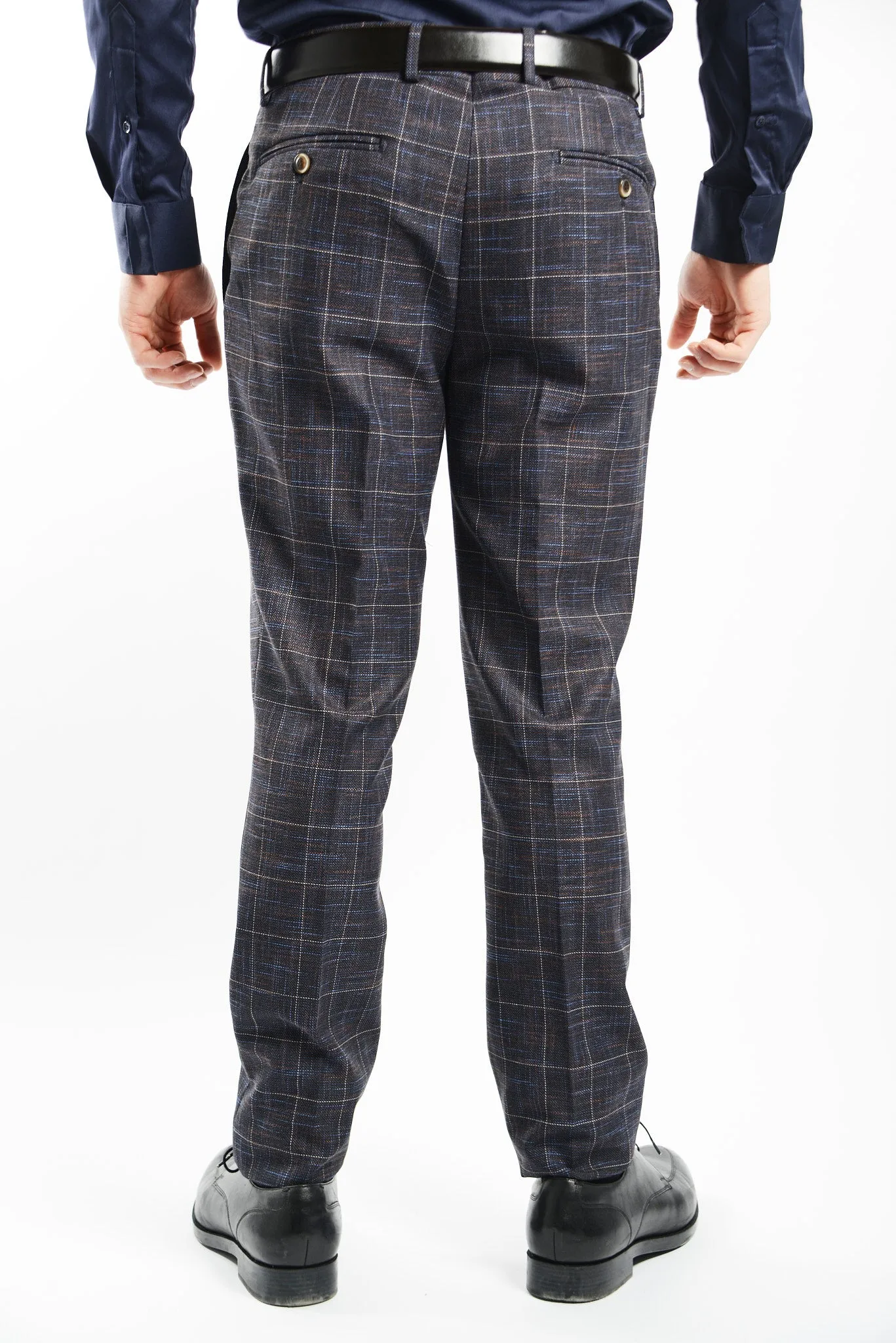 EURO WINDOWPANE DT DRESS PANT