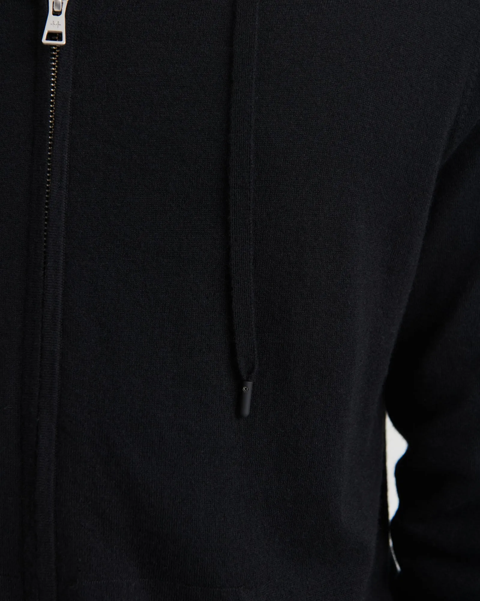 Fancy Cashmere Zip-Up Hoodie