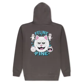 Feline Fine Hoodie (Charcoal)