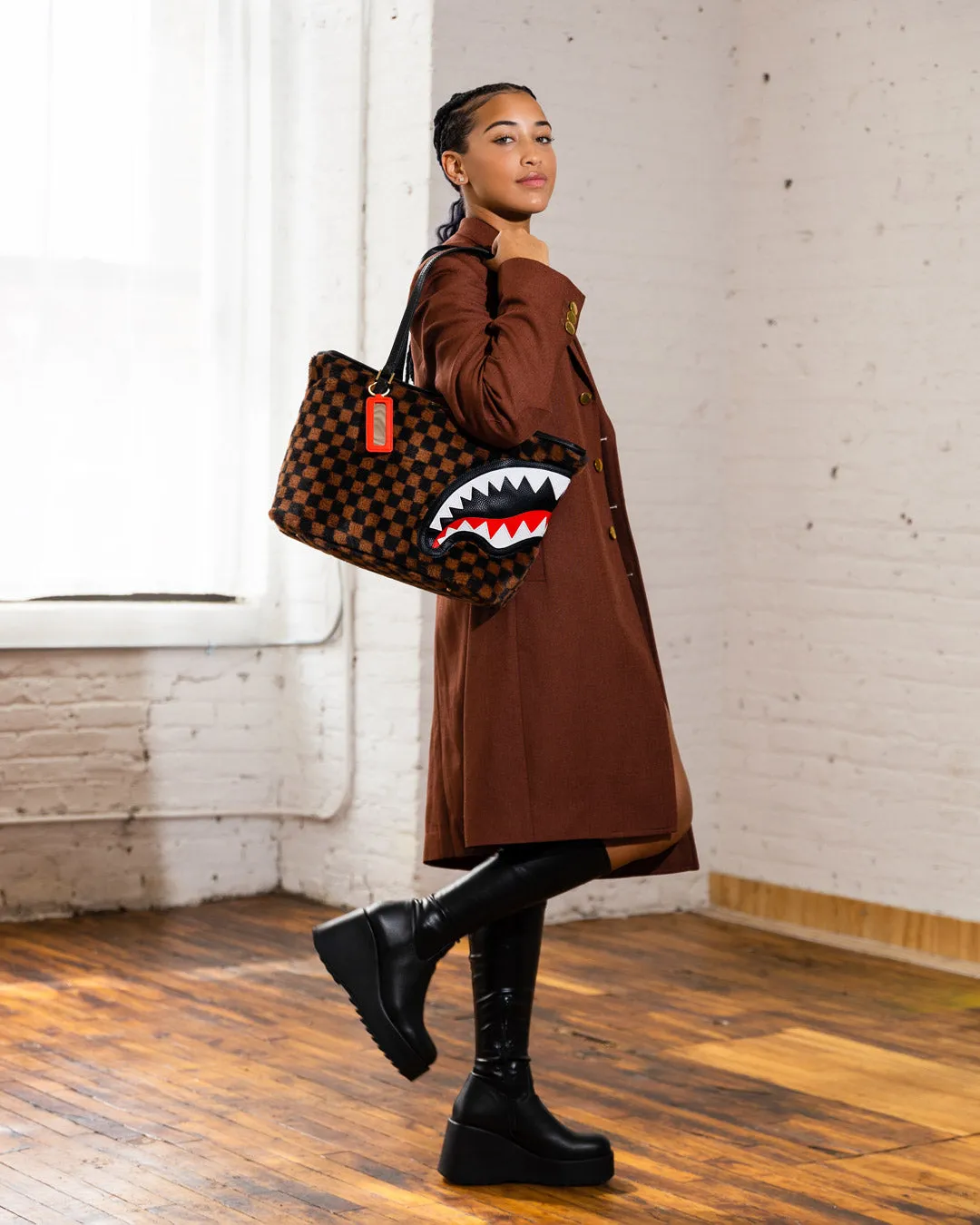 FURRR SHARKS IN PARIS TOTE