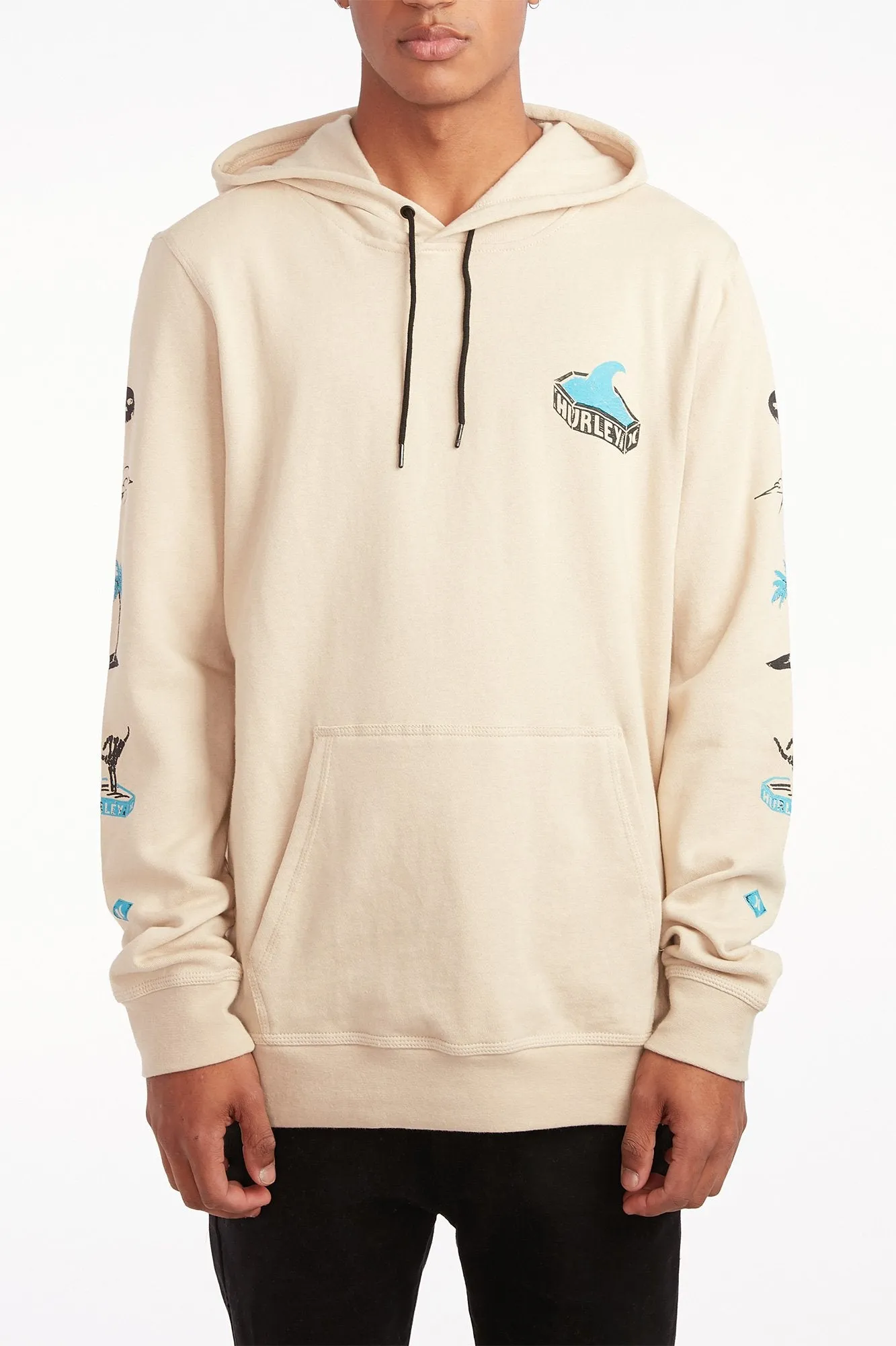 Hurley Guys RIP Shred Graphic Popover Hoodie