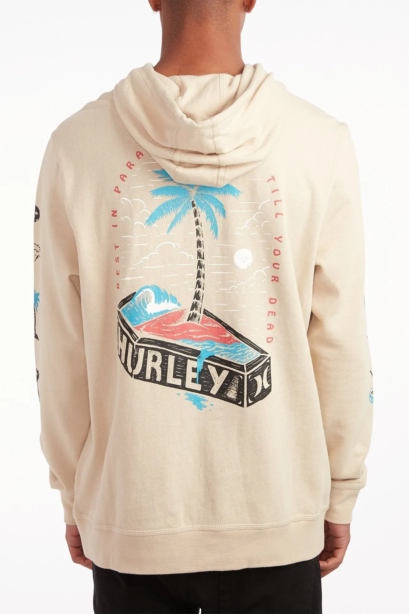 Hurley Guys RIP Shred Graphic Popover Hoodie