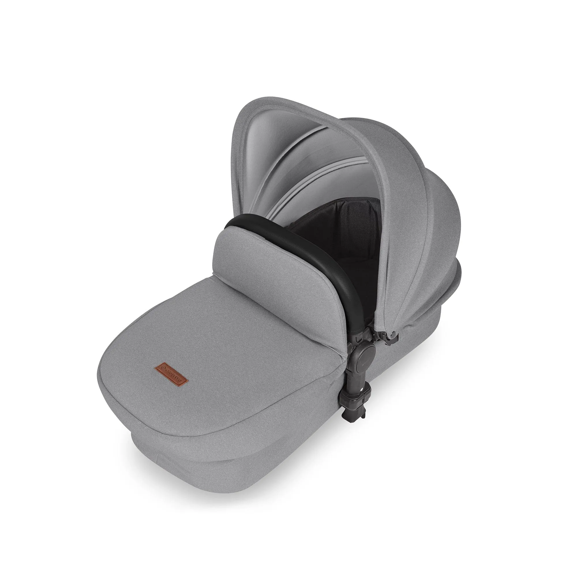 Ickle Bubba Stomp Luxe All-in-One I-Size Travel System With Isofix Base - Silver / Pearl Grey / Black