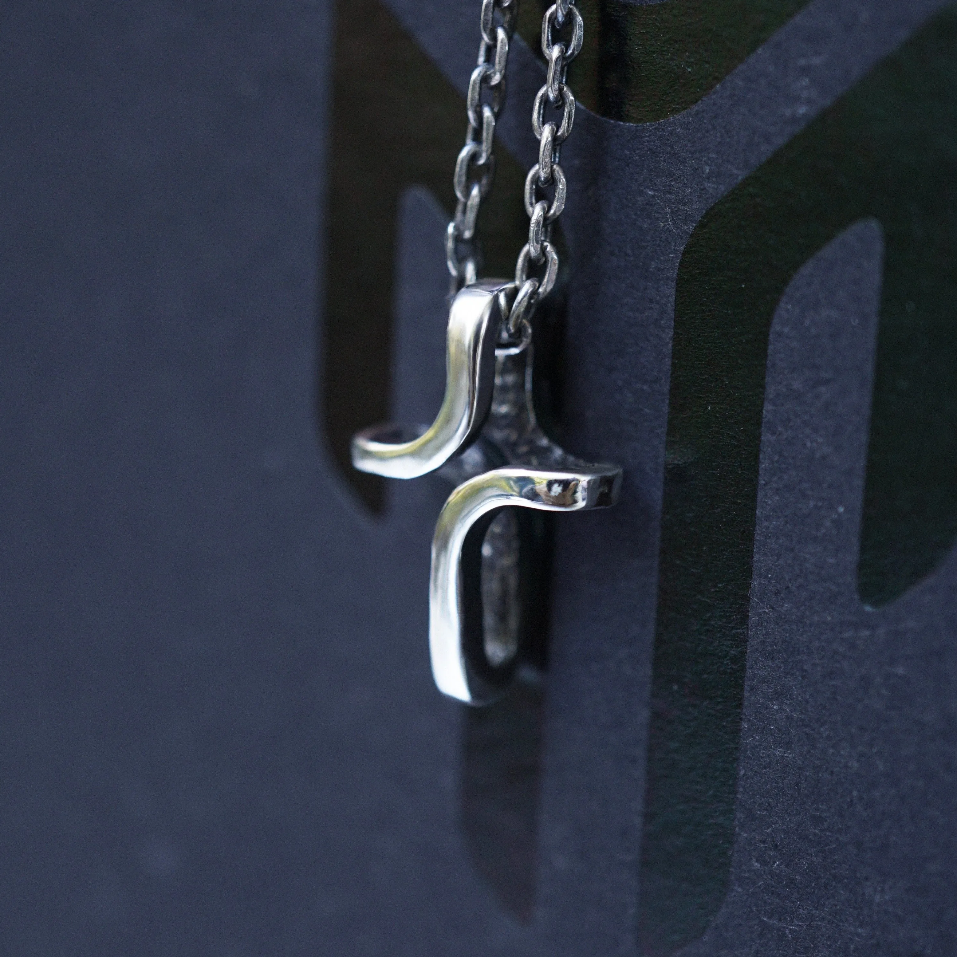 INFINITY | mens silver cross necklace