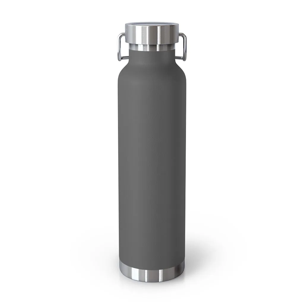 Laugh Dance Love Insulated Bottle-Gray