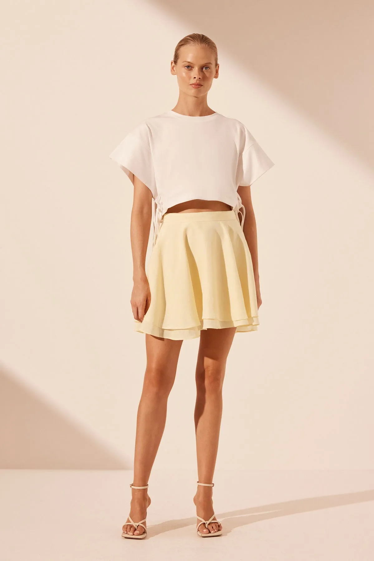 LIMON CIRCULAR MINI SKIRT