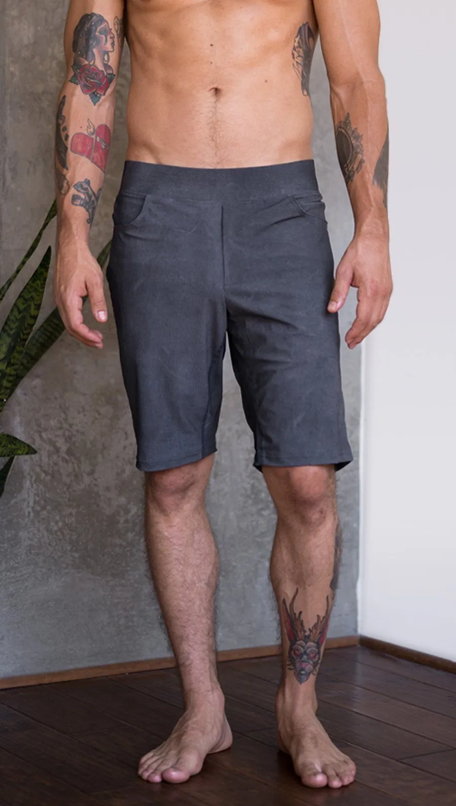 Men's - Gray Shorts 10.5" Inseam