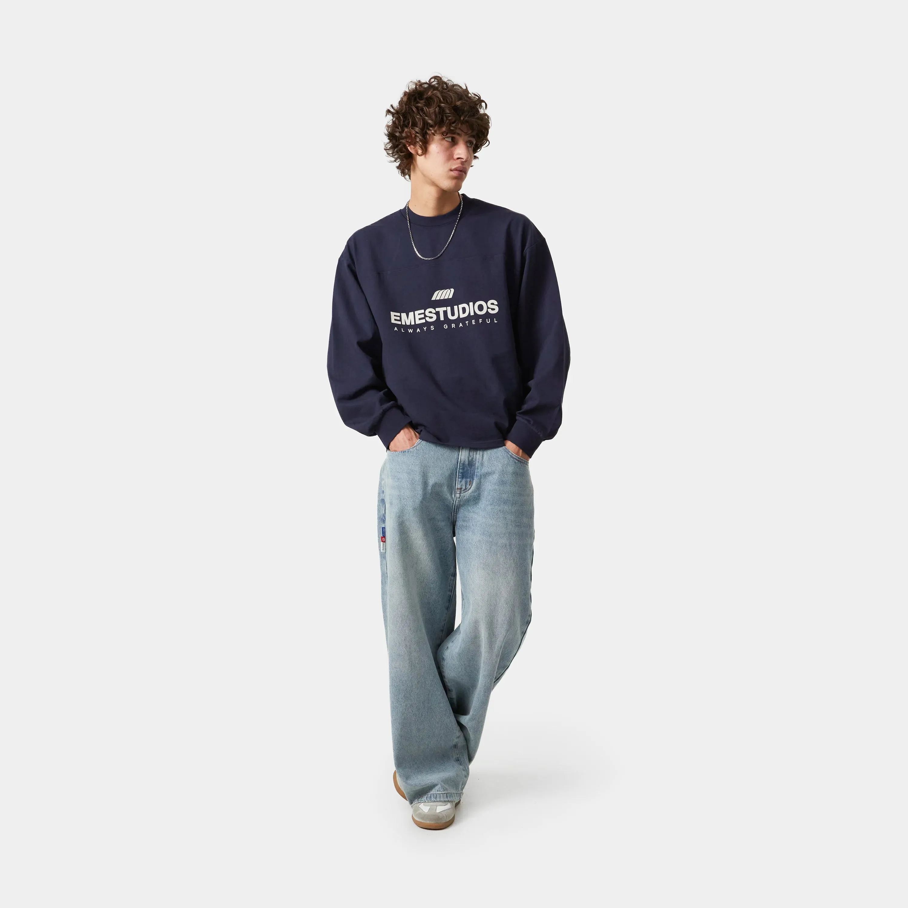 Merch Navy Long Sleeve