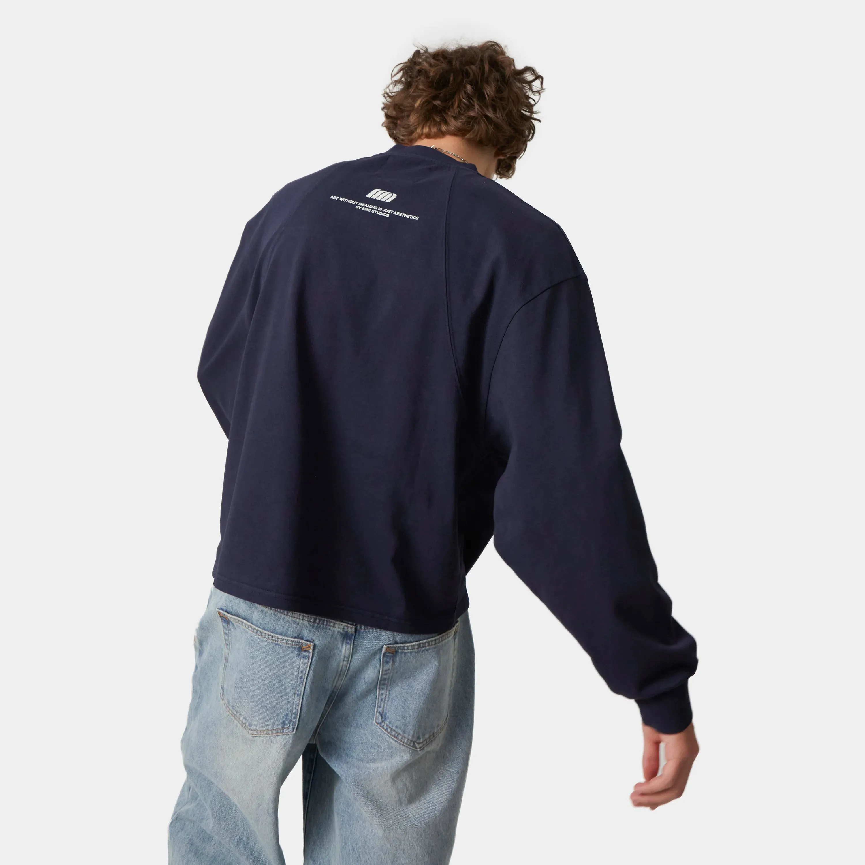 Merch Navy Long Sleeve