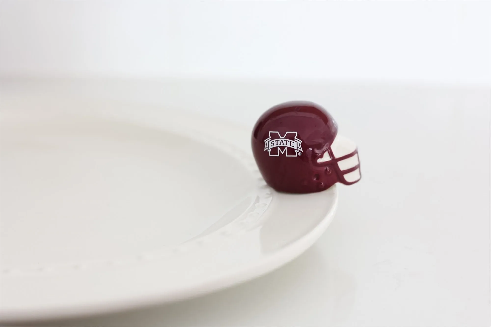 Mississippi State University Helmet Mini by Nora Fleming