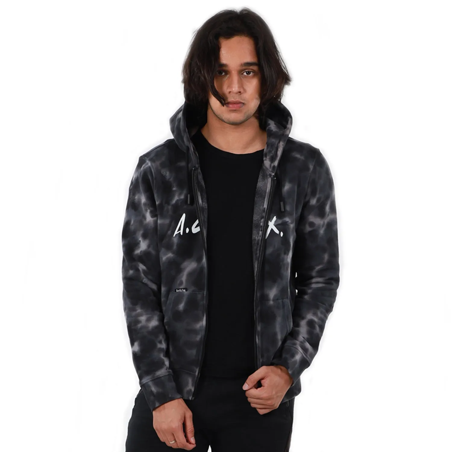 New Arctic Fox Unisex Black Beauty Zipper Hoodies (sweatshirts)