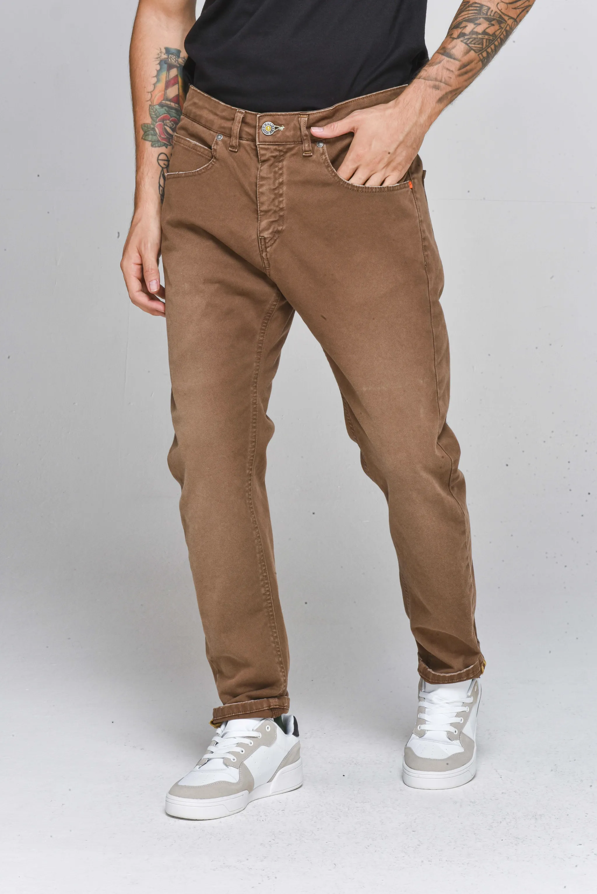 Pantaloni regular Kong DLR Cacao FW22/23