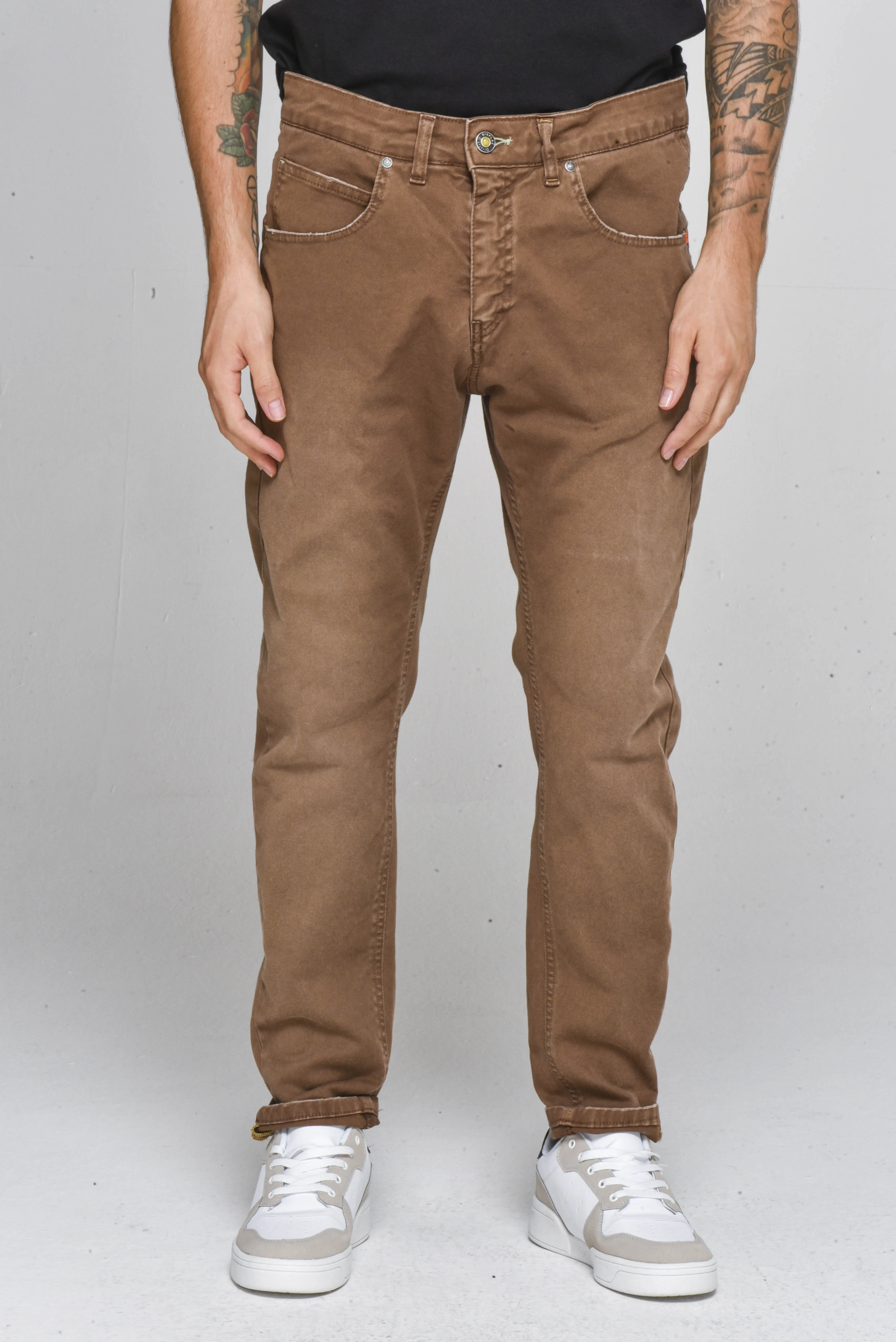 Pantaloni regular Kong DLR Cacao FW22/23