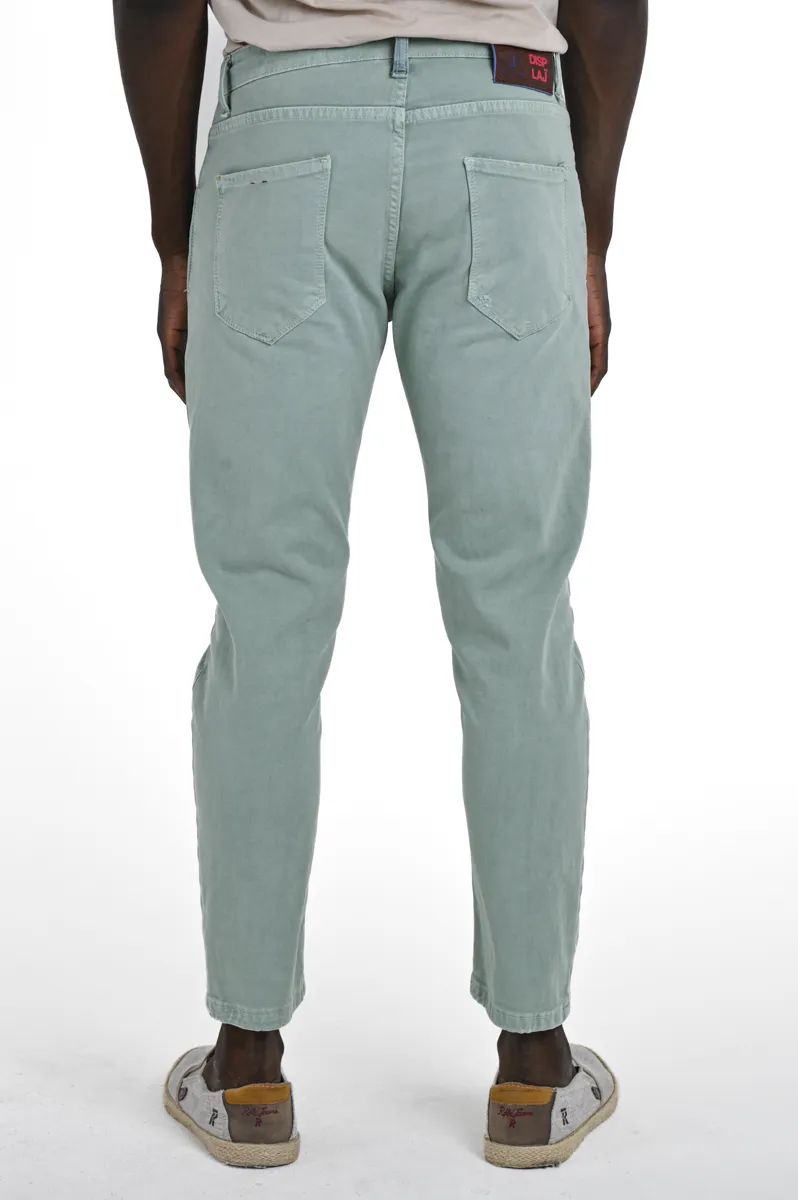 Pantaloni slim Life Libeccio Verde Acqua SS24