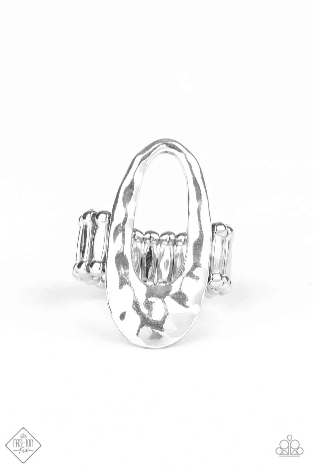 Paparazzi Accessories  - Artsy Artisan #R826 SS-0919 - Fashion Fix Silver Ring September 2019