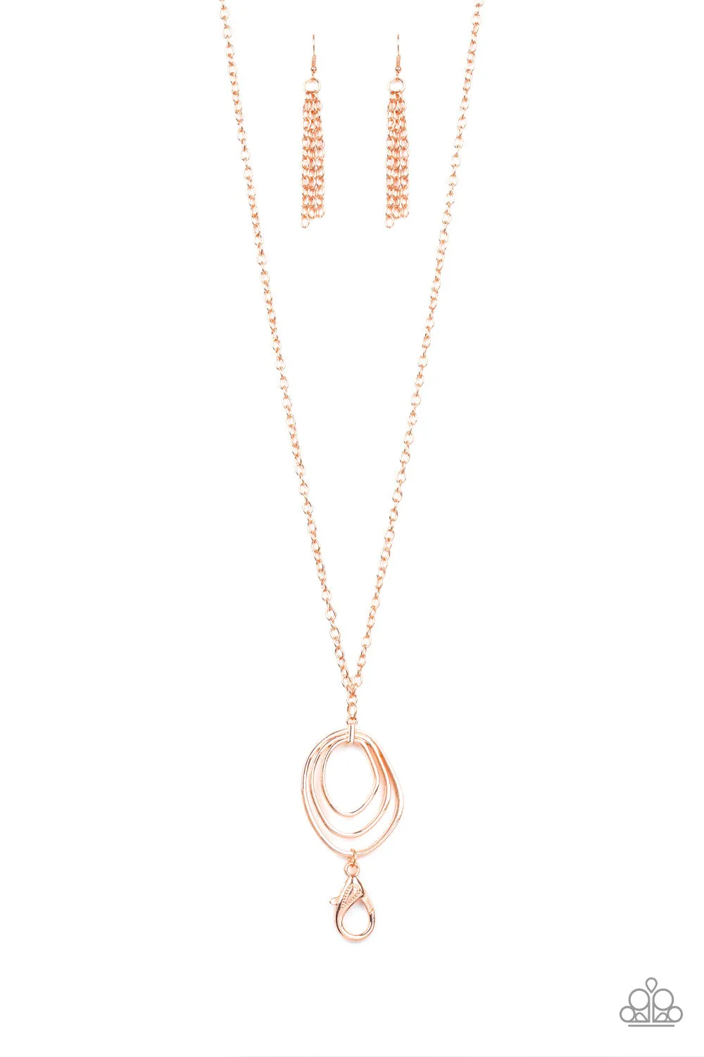 Paparazzi Accessories  - Relic Redux #N923 Peg - Copper Necklace