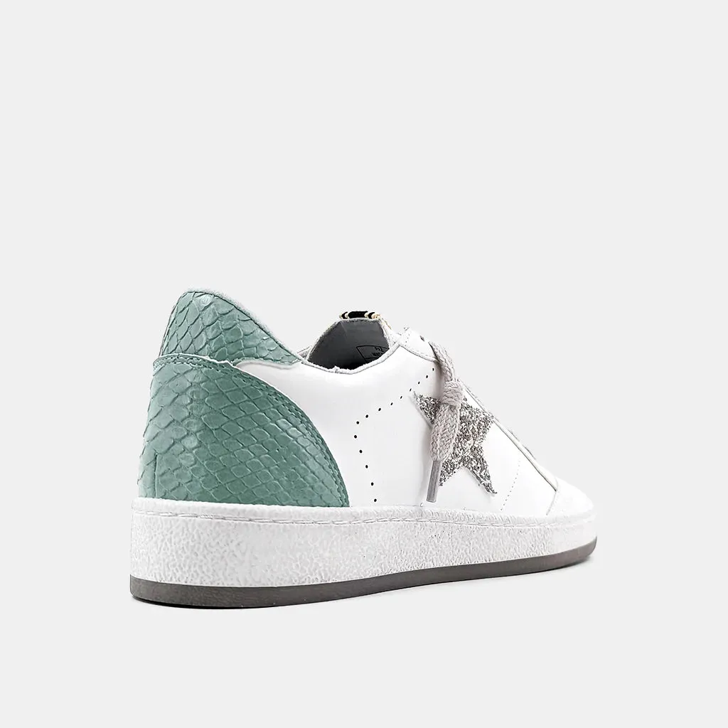 Paz Sneaker (Mint Snake)