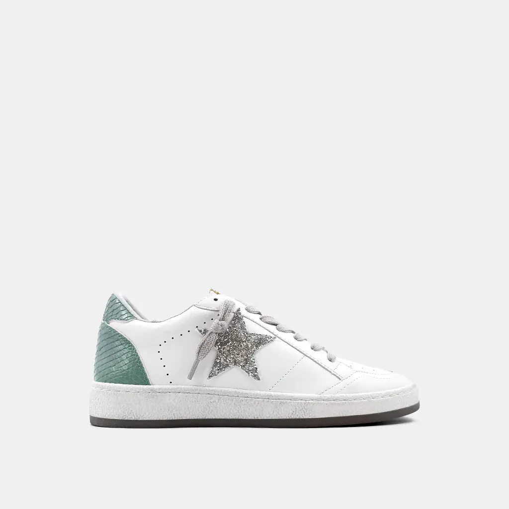 Paz Sneaker (Mint Snake)