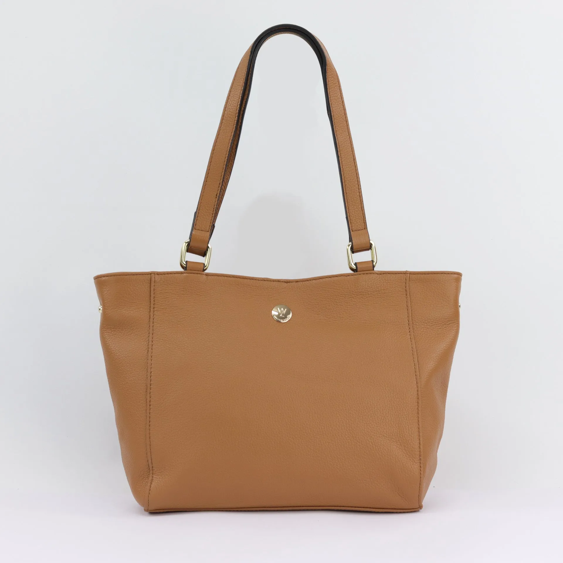 Reanna leather or suede tote