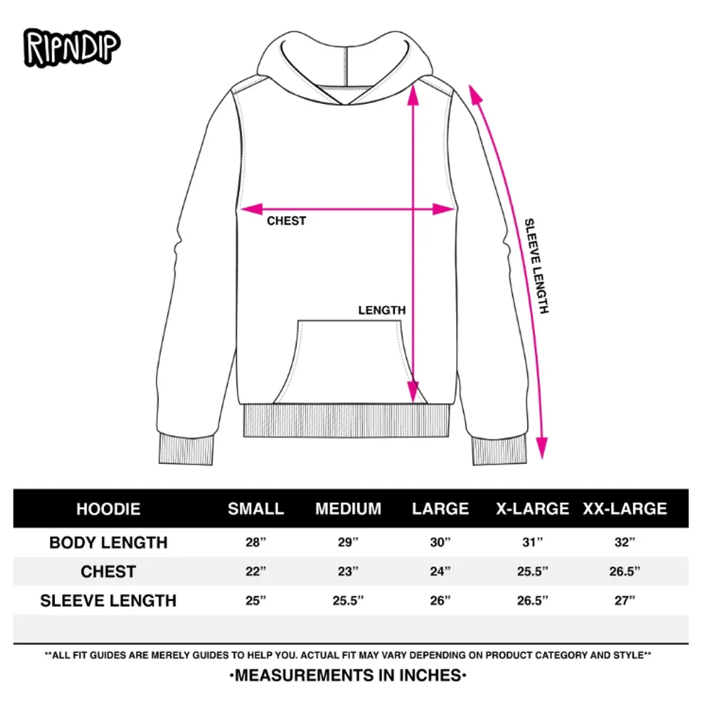 RIPNDIP FELINE FINE HOODIE-CHARCOAL