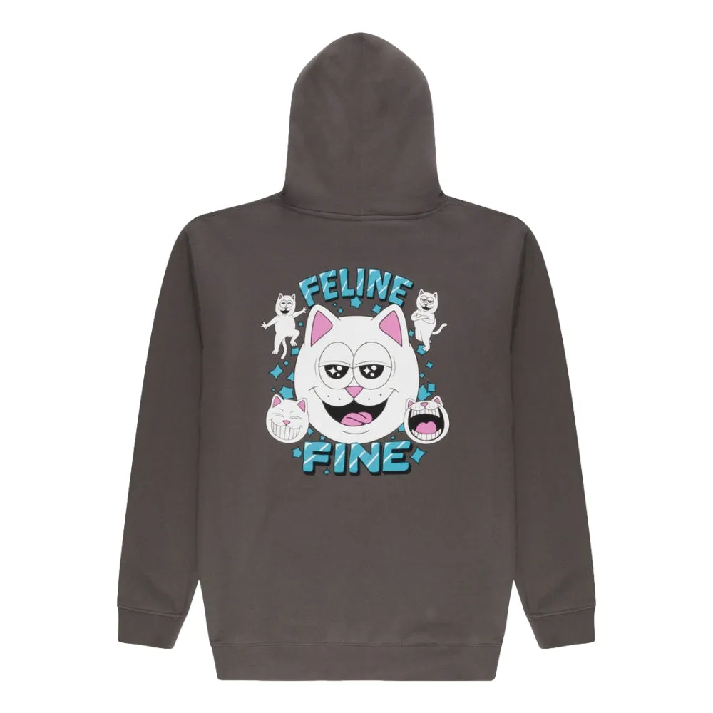 RIPNDIP FELINE FINE HOODIE-CHARCOAL