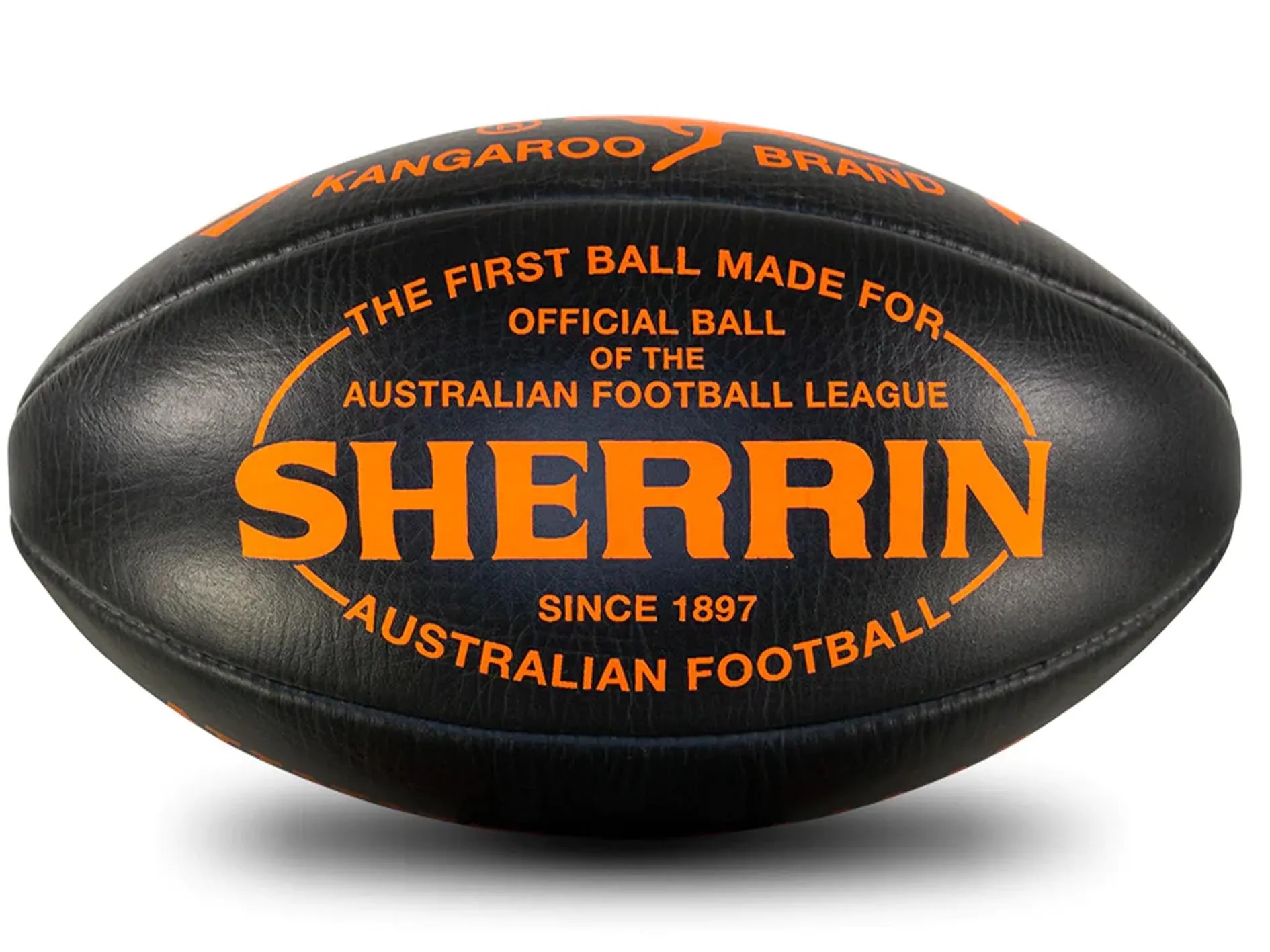 Sherrin Design Leather Black/Orange <br> 4453/B-O